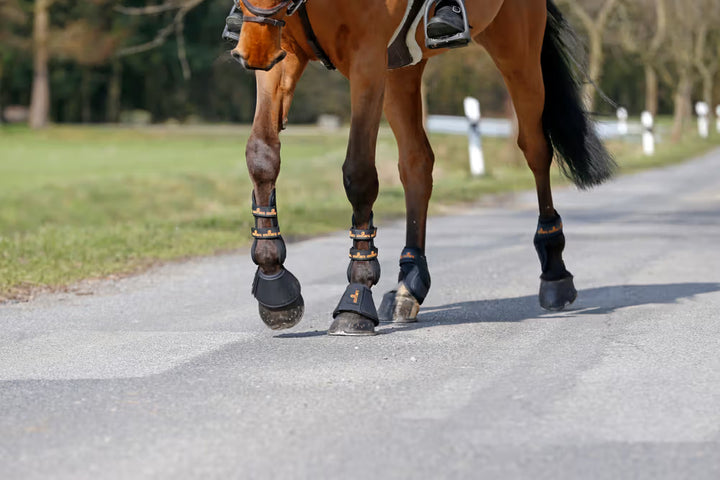 Kentucky Horsewear Leather Overreach Boots