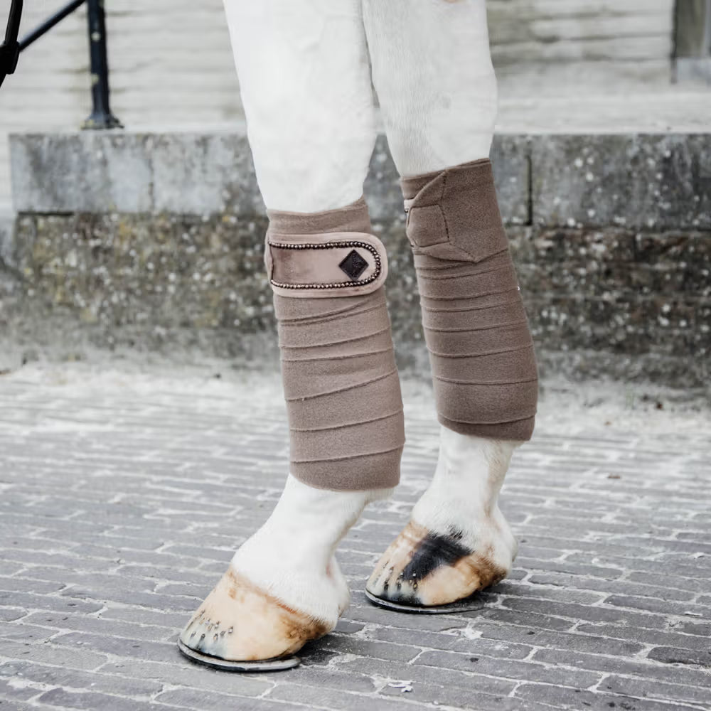 Kentucky Horsewear Polar Fleece Bandages Pearls