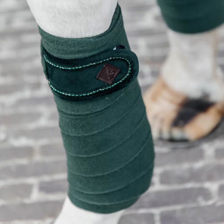 Kentucky Horsewear Polar Fleece Bandages Pearls