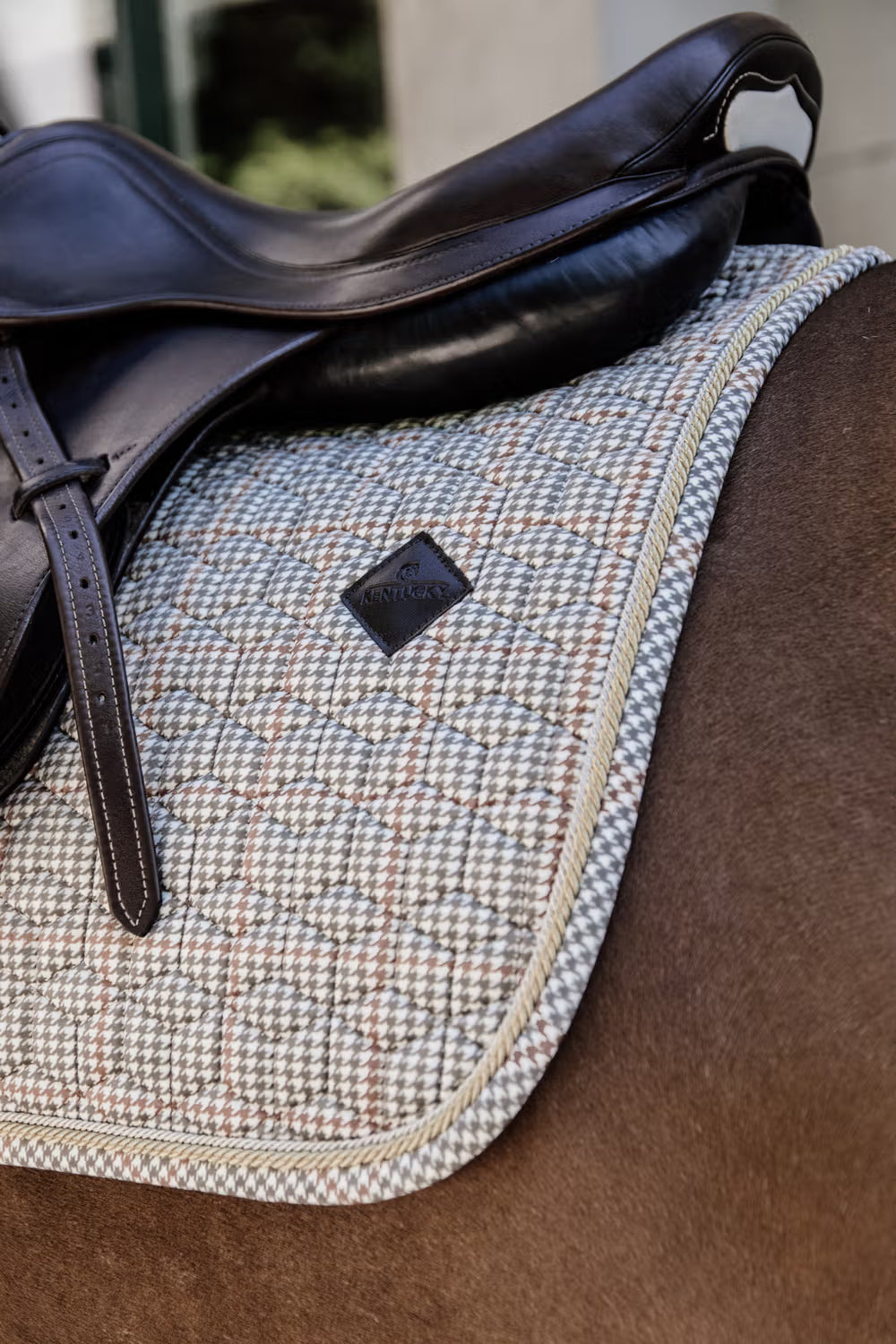 Kentucky Horsewear Saddle Pad Pied-De-Poule Jumping