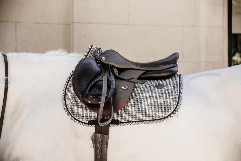 Kentucky Horsewear Saddle Pad Pied-De-Poule Jumping