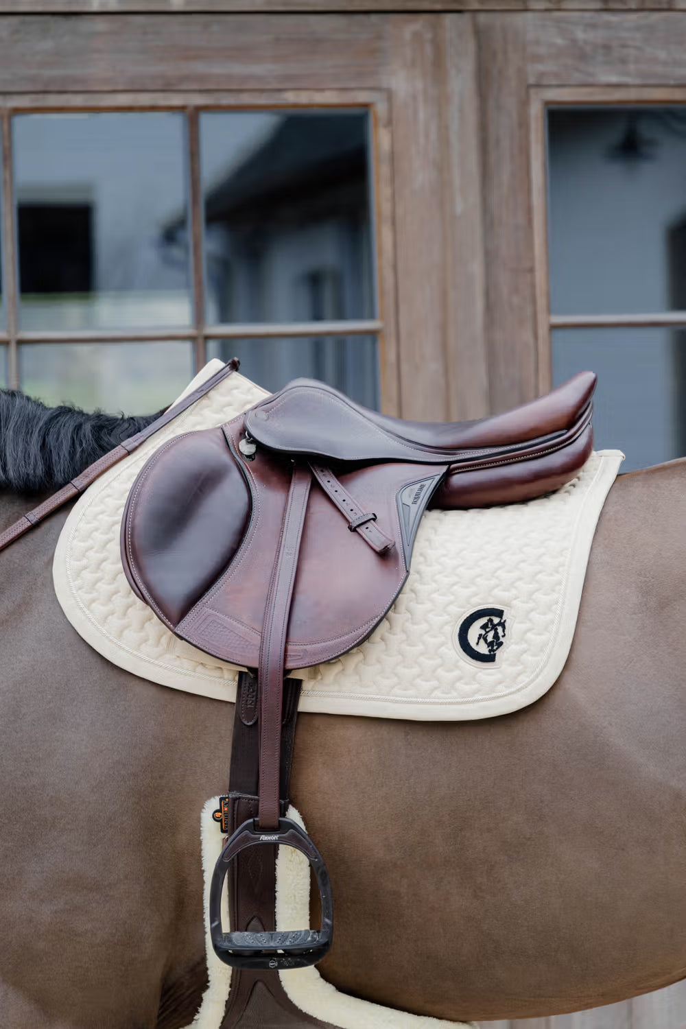 Kentucky Horsewear Saddle Pad Plaited 3D Logo Jumping