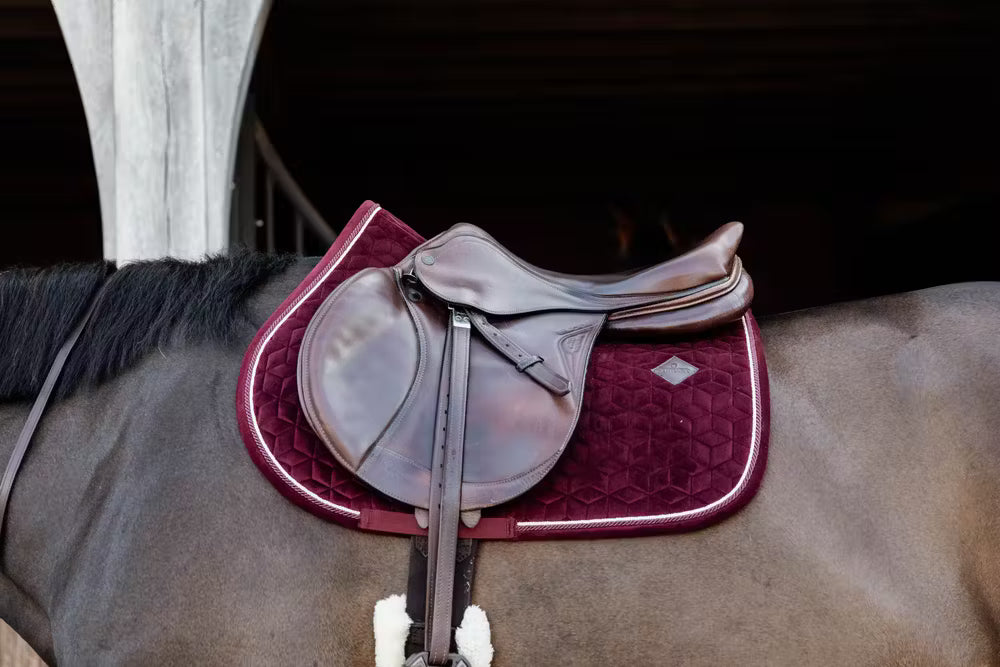 Kentucky Horsewear Saddle Pad Velvet Jumping