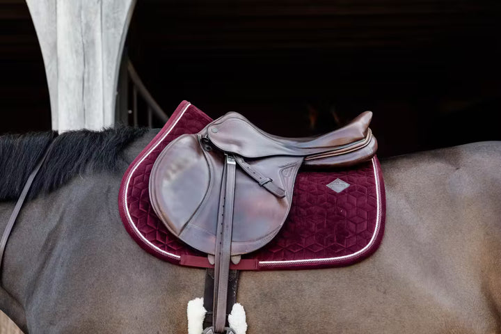 Kentucky Horsewear Saddle Pad Velvet Jumping