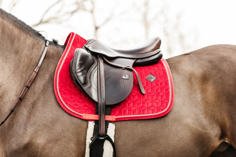 Kentucky Horsewear Saddle Pad Velvet Jumping