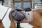 Kentucky Horsewear Saddle Pad Velvet Pearls Jumping