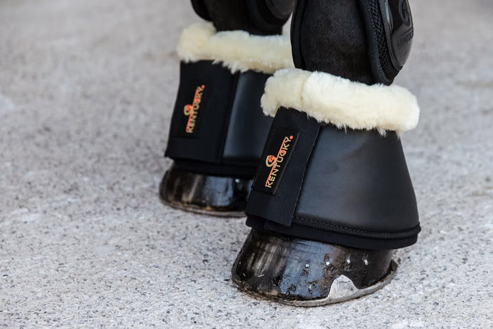 Kentucky Horsewear Sheepskin Leather Overreach Boots