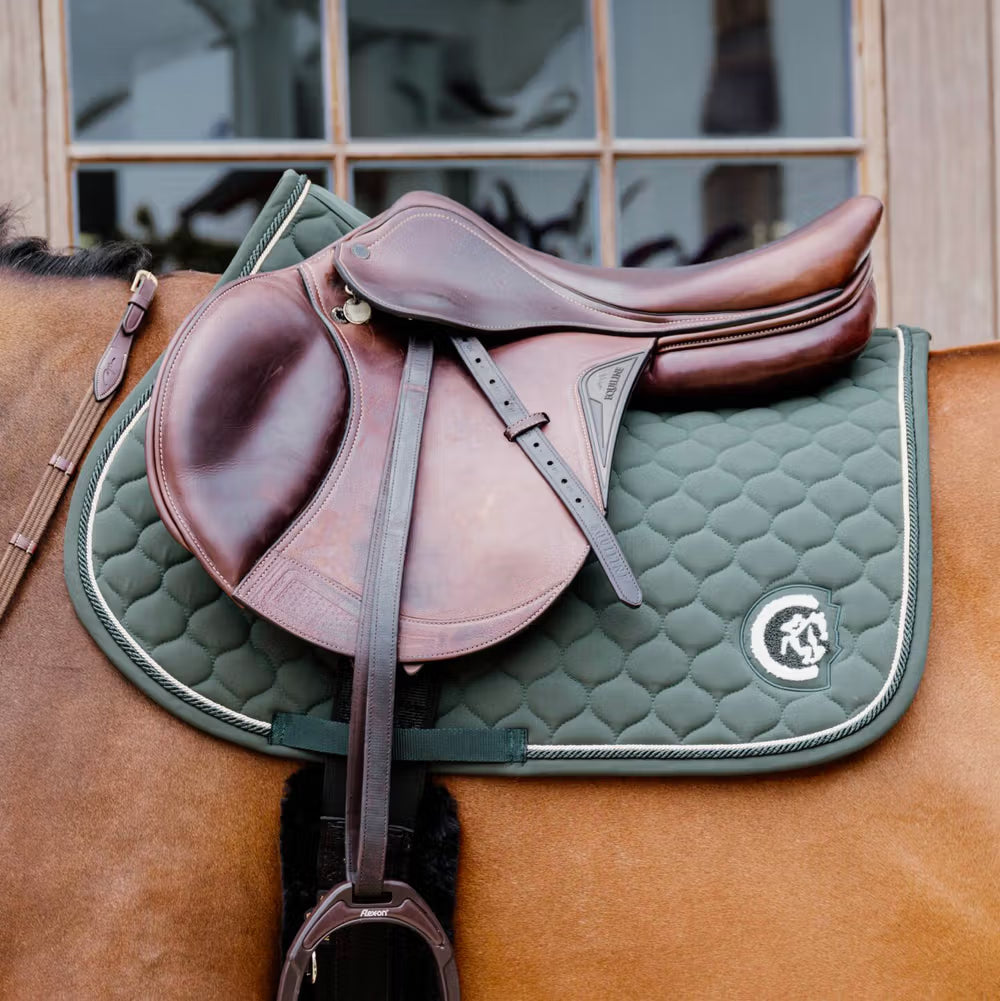 Kentucky Horsewear Saddle Pad 3D Logo Onion Quilt Jumping