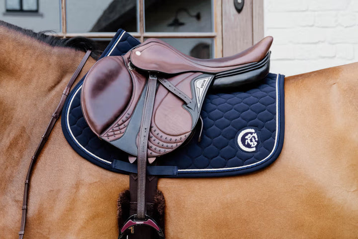 Kentucky Horsewear Saddle Pad 3D Logo Onion Quilt Jumping