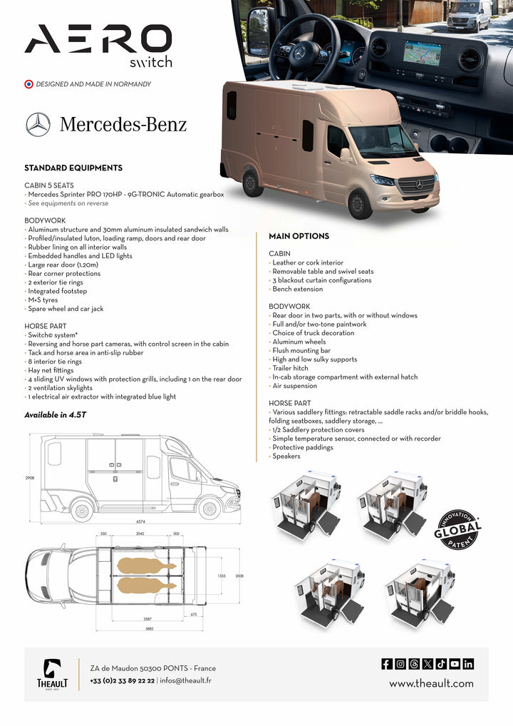 Theault - Aero Sprinter Horsetruck