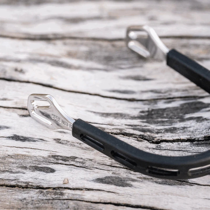 Sprenger Ultra Fit Extra Grip Spurs With Balkenhol Fastening - Stainless Steel, 35 Mm Rounded