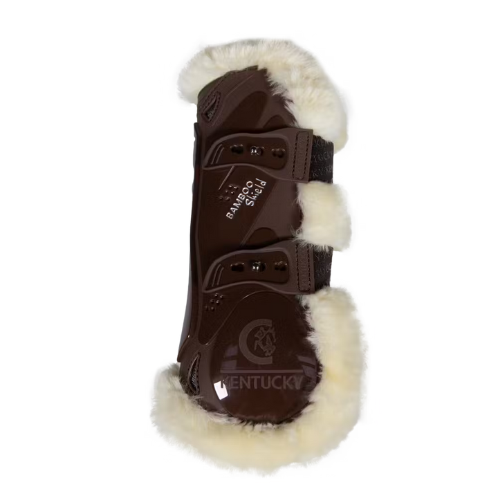 Kentucky Horsewear Vegan Sheepskin Tendon Boots Bamboo Elastic