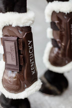 Kentucky Horsewear Vegan Sheepskin Tendon Boots Velcro