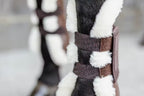 Kentucky Horsewear Vegan Sheepskin Tendon Boots Velcro