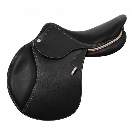 CWD Optim Saddle - black, grain calf