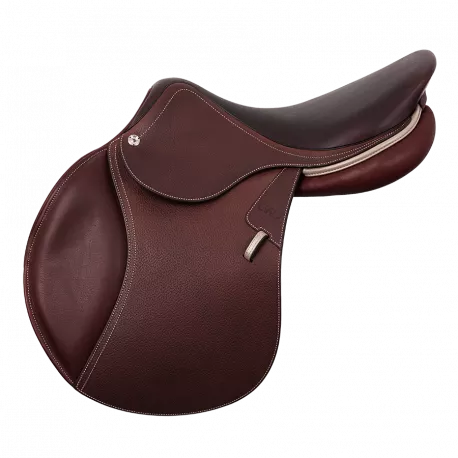 CWD Optim Saddle - brown, grain calf