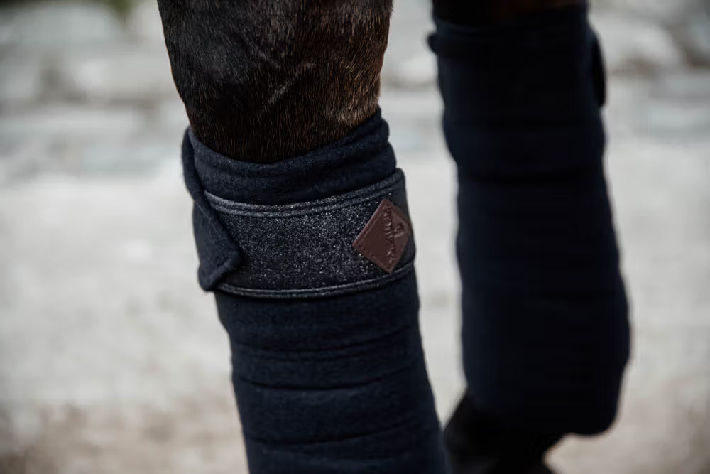 Kentucky Horsewear Polar Fleece Bandages Glitter
