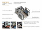 Interior layout of the living lounge in a Theault Elegance horsebox