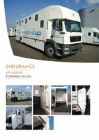 Theault Endurance horsebox configured for 6 to 9 horses