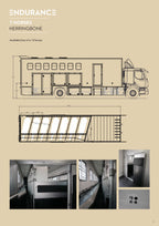 Theault Endurance horsebox 7-horse herringbone layout, alternative view