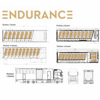 Theault Endurance horsebox floor plan and layout diagram