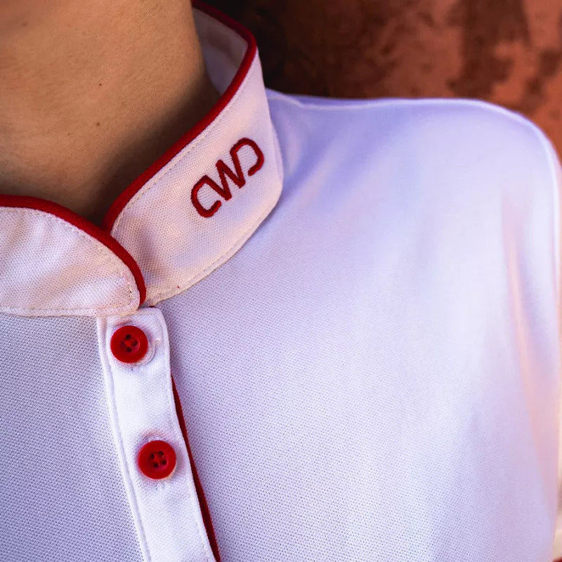 CWD - Womens White Polo (New Collection)