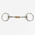 Metalab Stainless Steel Egg Butt Snaffle, Double Jointed, Solid