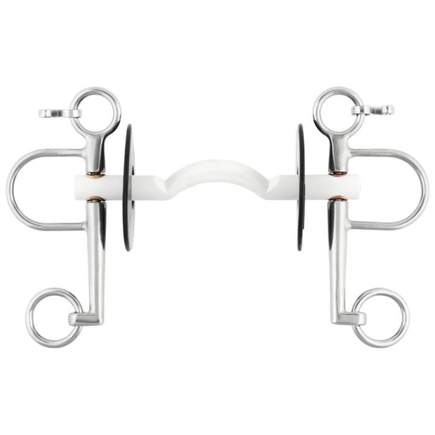 Nathe Pelham 15 mm with hard Mullen Mouth, port