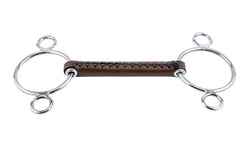 Trust Equestrian 3 Ring Leather Bits