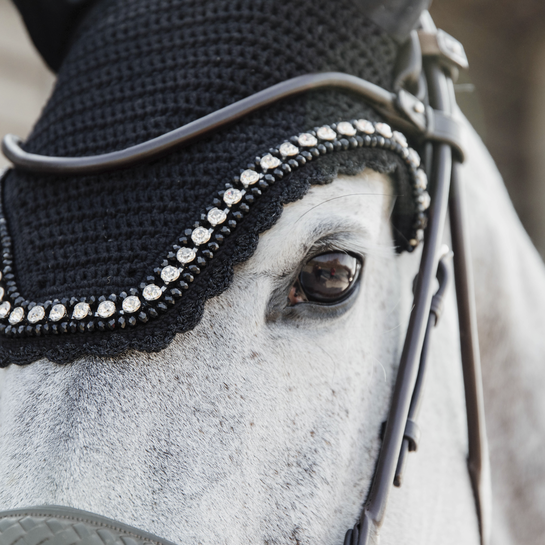 Kentucky Horsewear Fly Veil Wellington Big Stone & Pearl Soundless