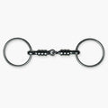 Metalab Loose Ring Snaffle, Single Jointed With Rollers 22mm