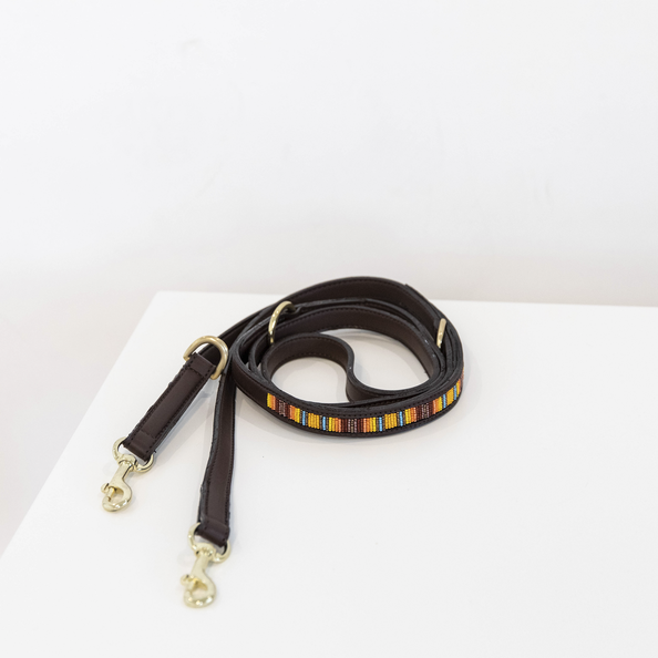 Kentucky Horsewear Dog Lead Handmade Pearls