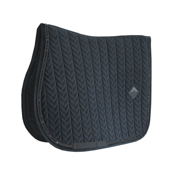 Kentucky Horsewear Saddle Pad Velvet Pearls Jumping