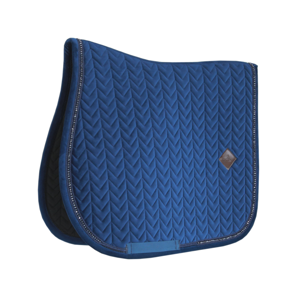 Kentucky Horsewear Saddle Pad Velvet Pearls Jumping