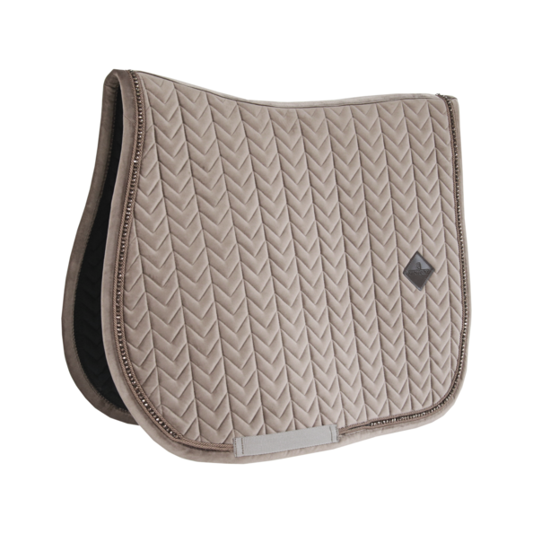 SADDLE PAD VELVET PEARLS JUMPING
