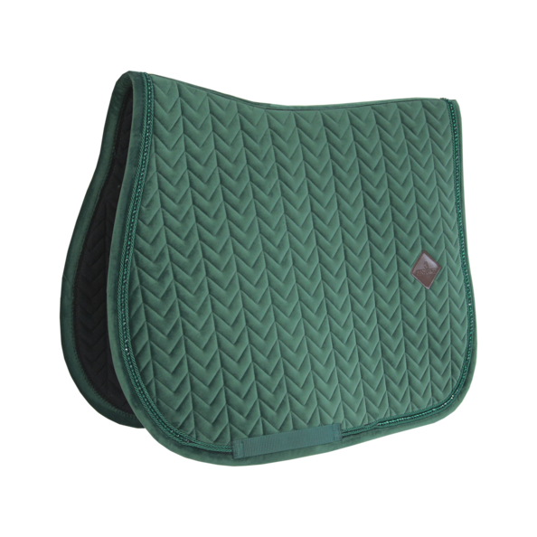 Kentucky Horsewear Saddle Pad Velvet Pearls Jumping