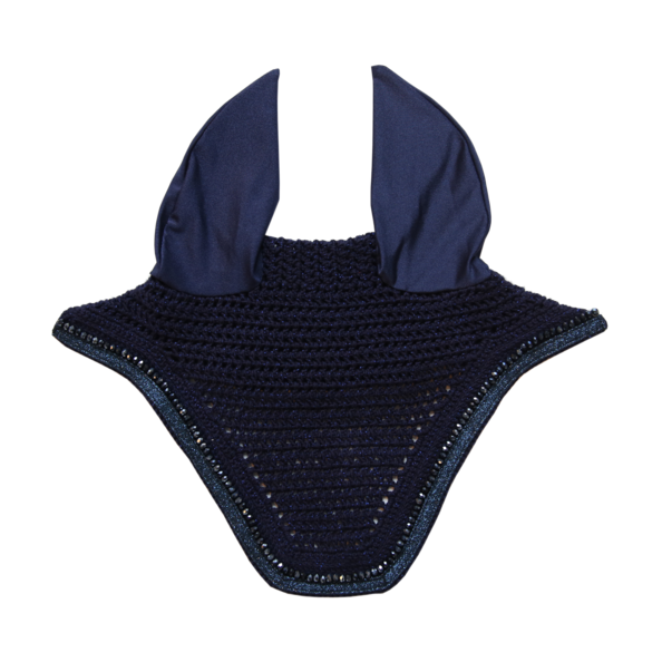 Kentucky Horsewear Fly Veil Wellington Glitter Dark Navy Pony
