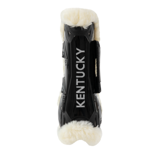 Vegan Sheepskin Tendon Boots Velcro