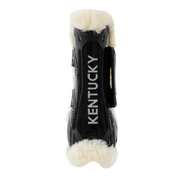 VEGAN SHEEPSKIN TENDON BOOTS VELCRO