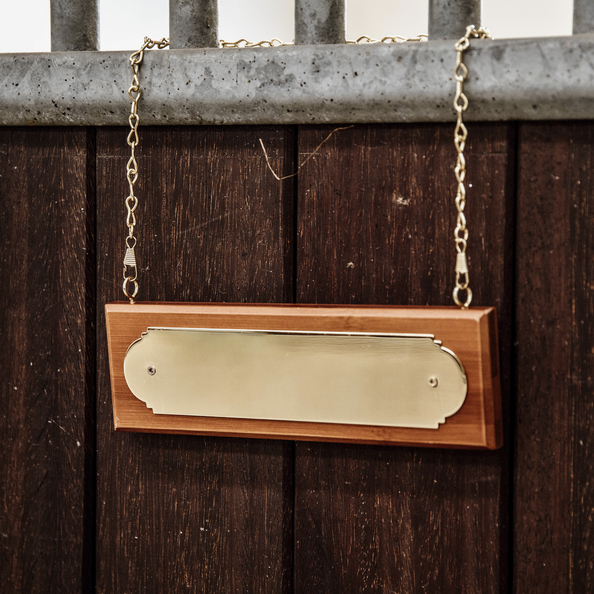 Stable Name Plate Hanger