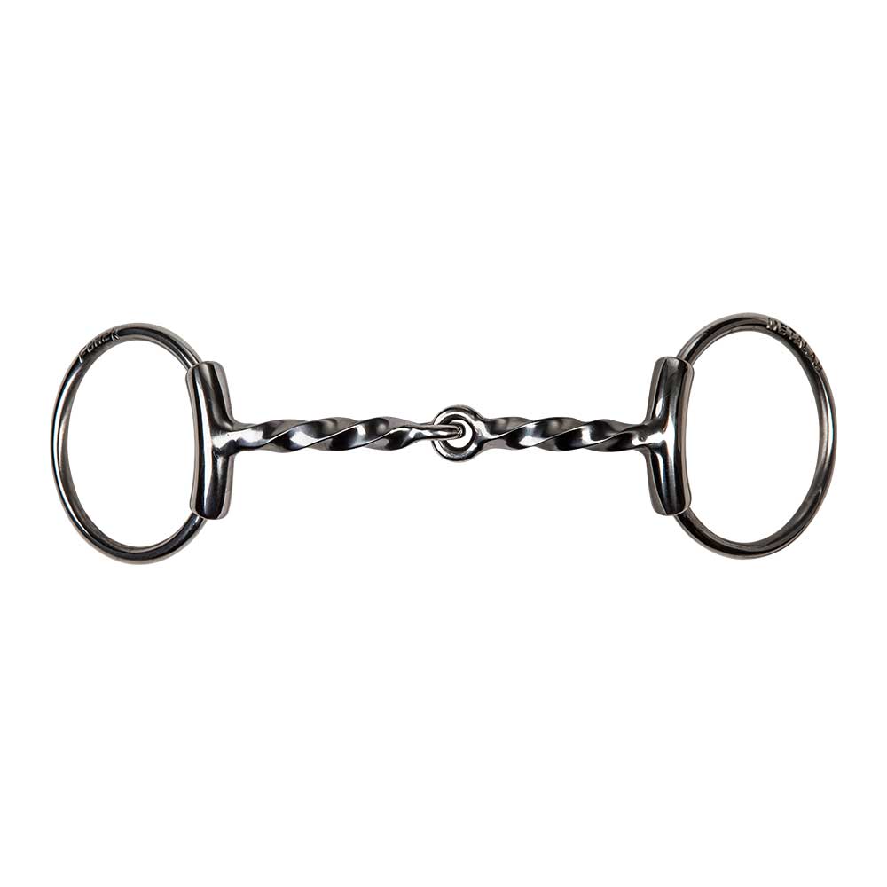 Bernard Fonck O-Ring Slow Twisted Snaffle Bit, Curved Mouthpiece