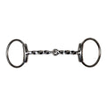 Metalab Bernard Fonck O-Ring Slow Twisted Snaffle Bit, Curved Mouthpiece