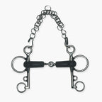 Metalab SS Single Jointed Pelham With Soft Rubber Mouthpiece