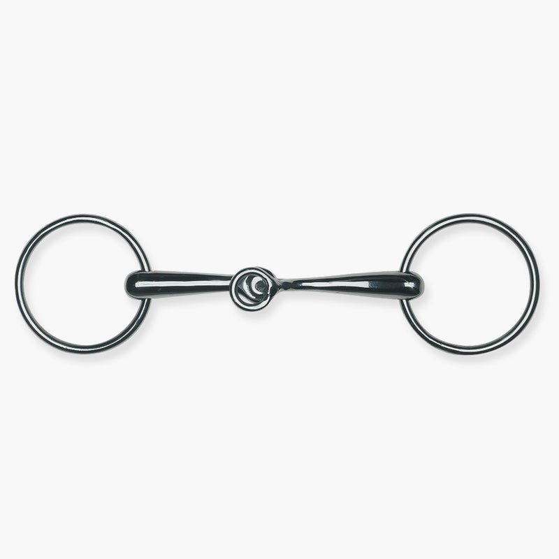 Metalab Loose Ring Snaffle, Single Jointed, Blockage 16mm