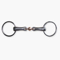 Metalab Loose Ring Snaffle, Double Jointed, Copper Link 20mm