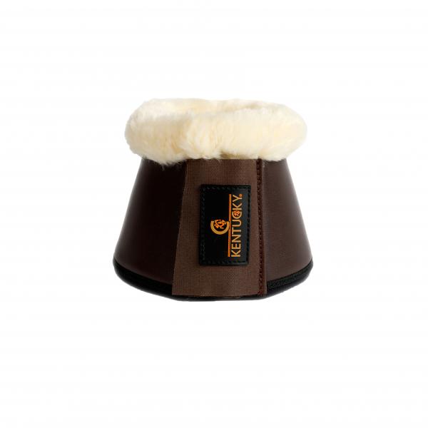 Kentucky Horsewear Sheepskin Leather Overreach Boots