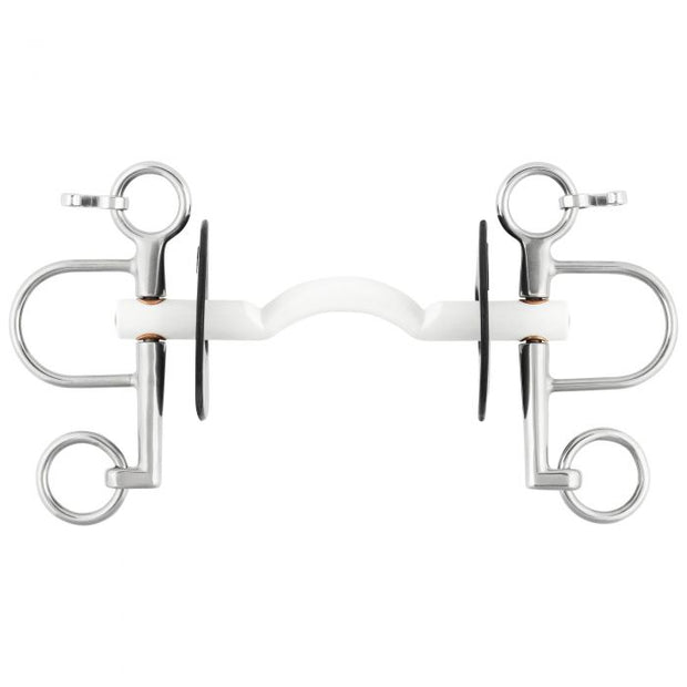 Nathe Pelham 15 mm with hard Mullen Mouth, port