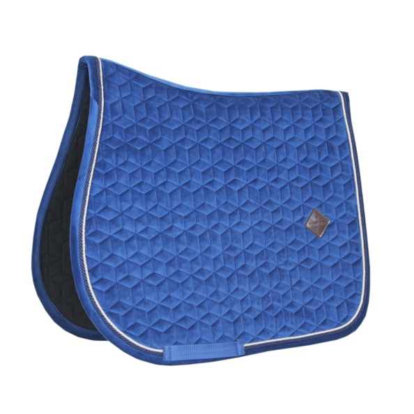 SADDLE PAD BASIC VELVET JUMPING