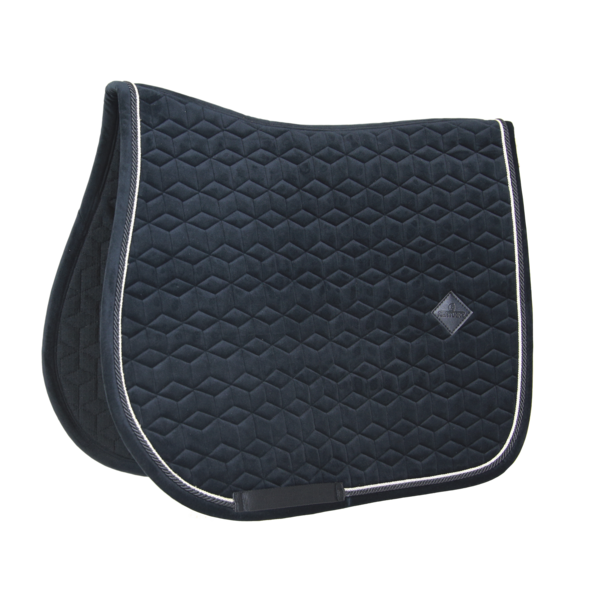SADDLE PAD BASIC VELVET JUMPING