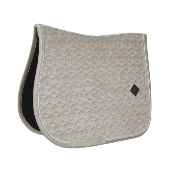 SADDLE PAD BASIC VELVET JUMPING